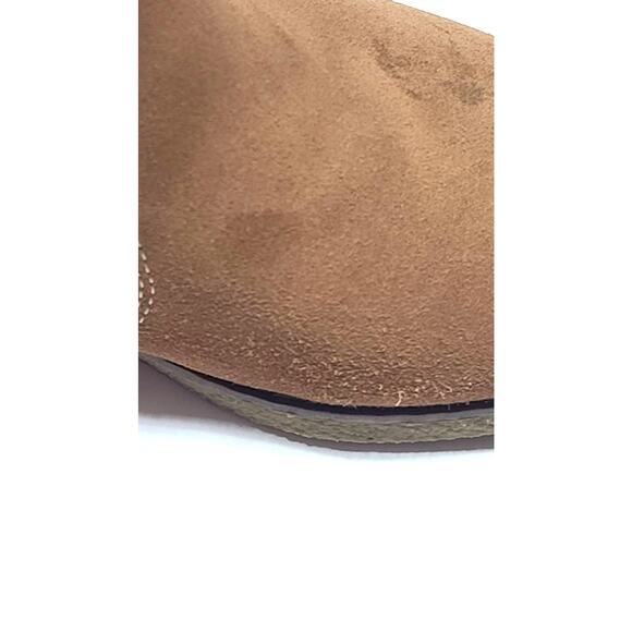 Lands End Charles short cognac brown snow boots women's 8 NIB suede leather - Picture 5 of 11